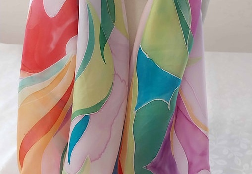 Lavender Garden, scarf